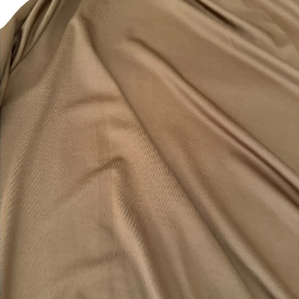 Cocoa Shirred Pleated Stretch Knit Top OS - Picture 6 of 6